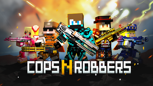 Cops N RobbersPixel Craft Gun 10